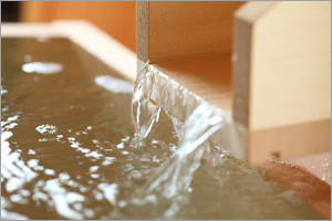 浴池的泉質是単純硫化水素泉